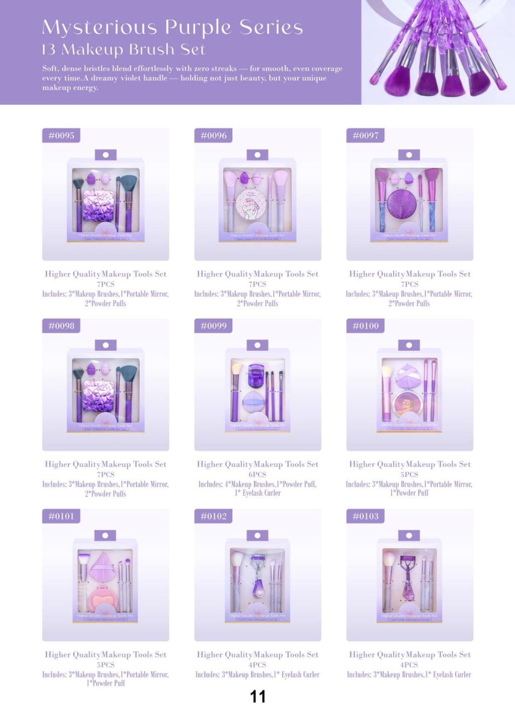 High-Quality Makeup Tool Set 3