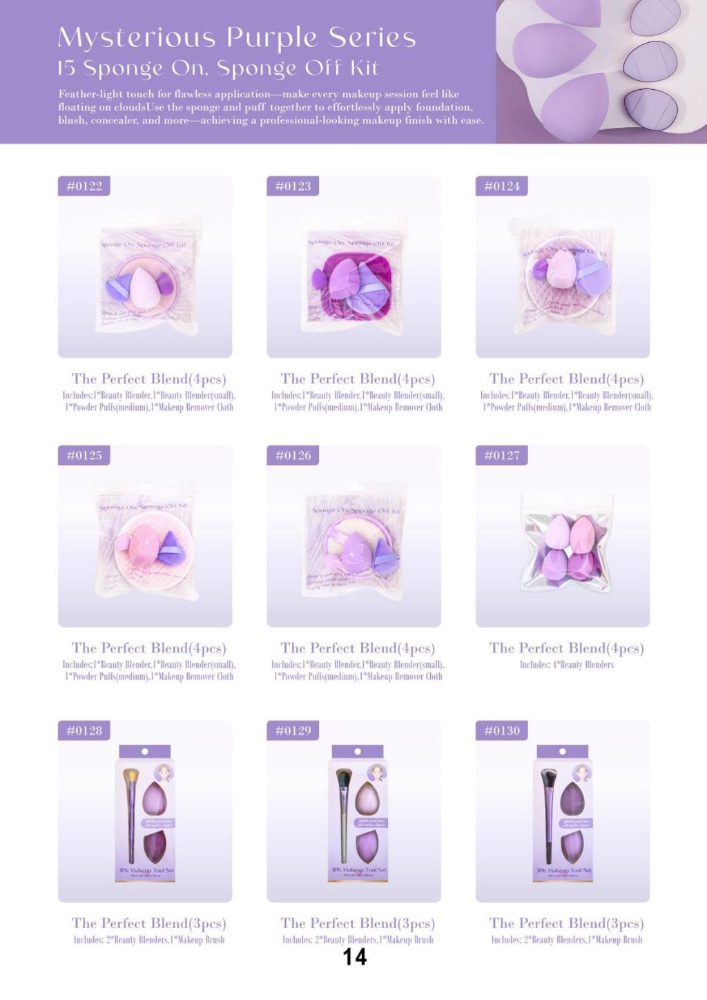 High-Quality Makeup Tool Set 6