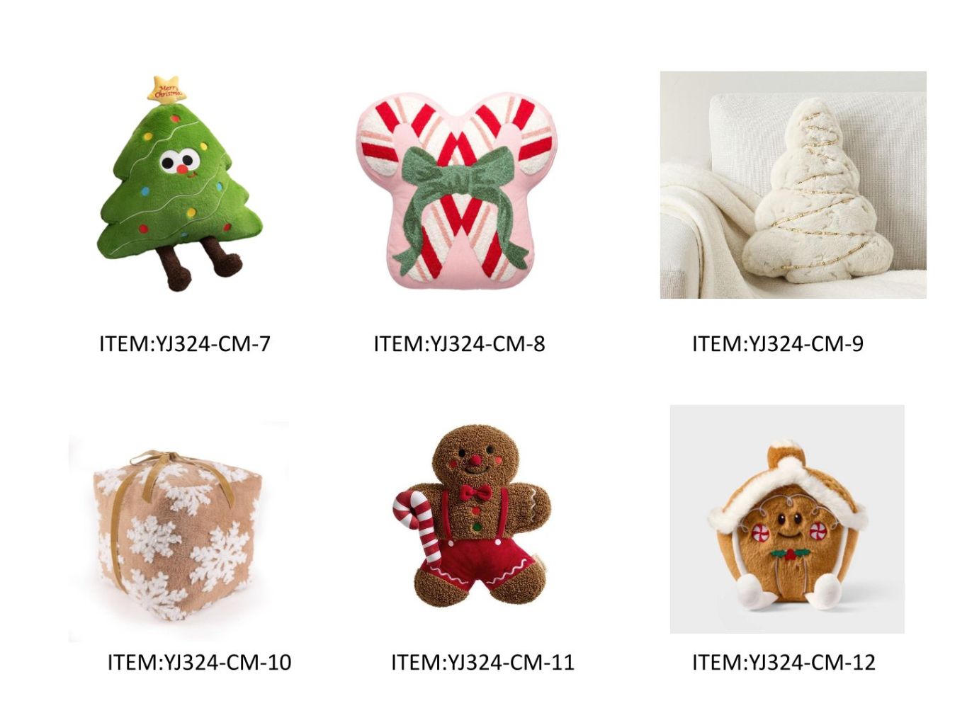 Christmas Plush Toy Set 5