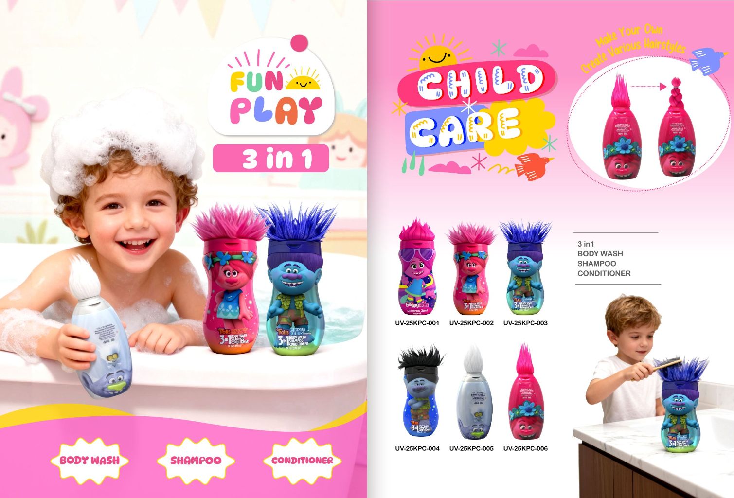 Fun 3-in-1 Shampoo and Body Wash 2