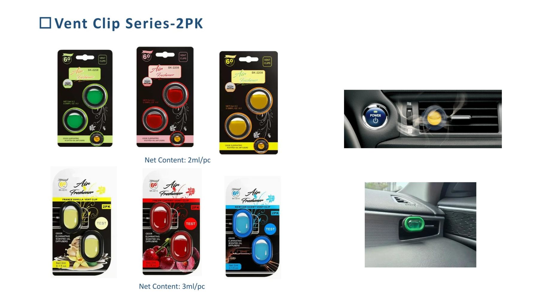 Car Air Conditioning Vent Fragrance 2