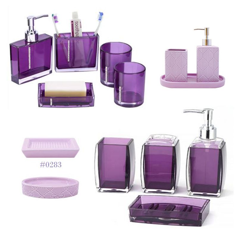 Purple Bathroom Set