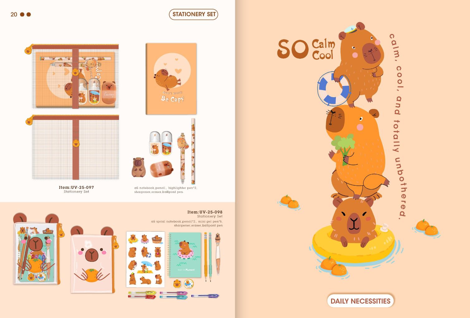 Cute Animal Stationery Set 2