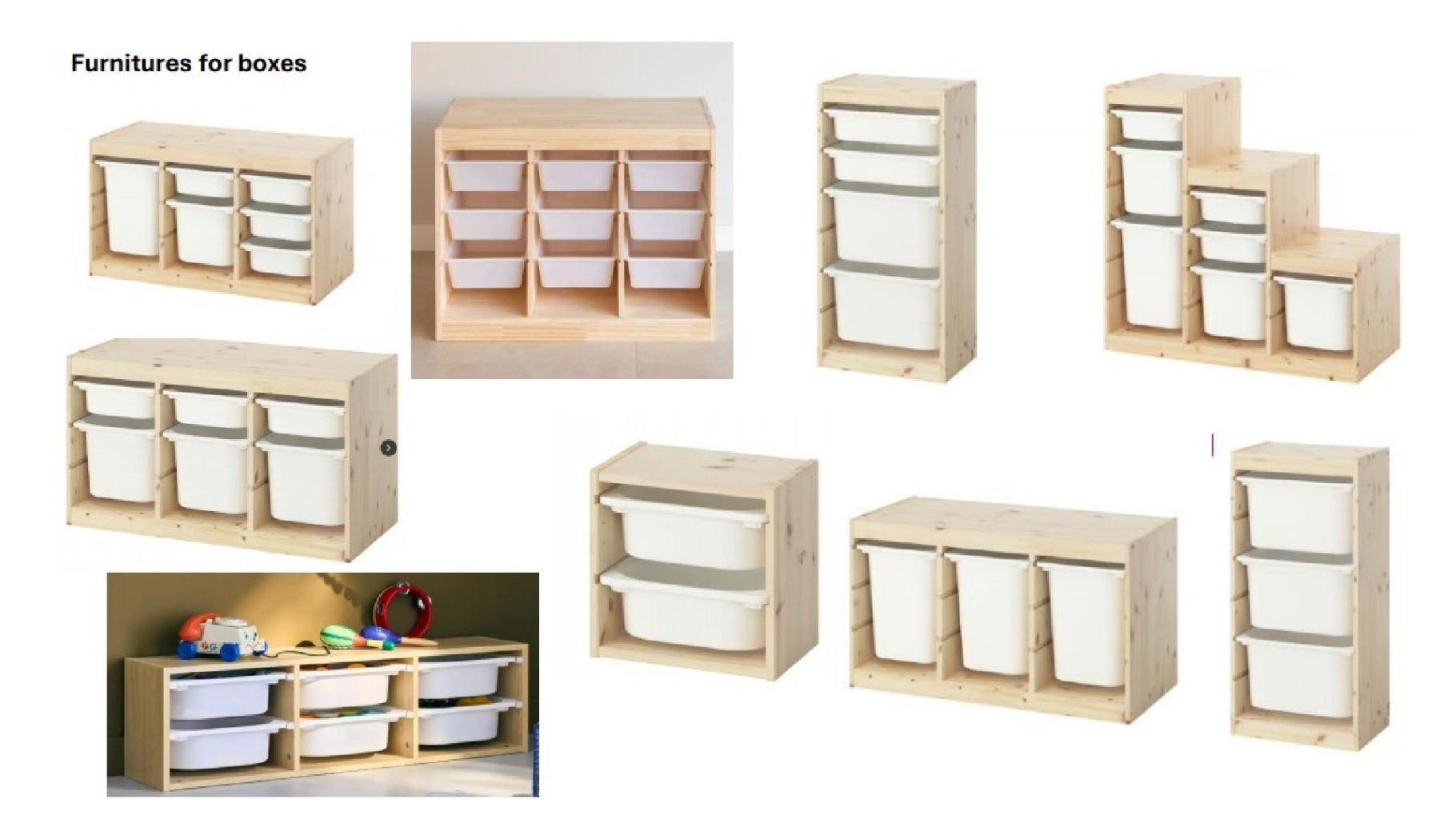 Creative Wooden Storage Rack 2