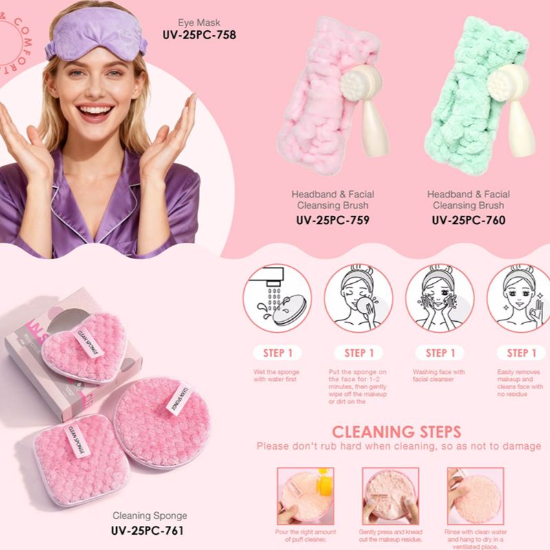 Cute Facial Cleansing Headband