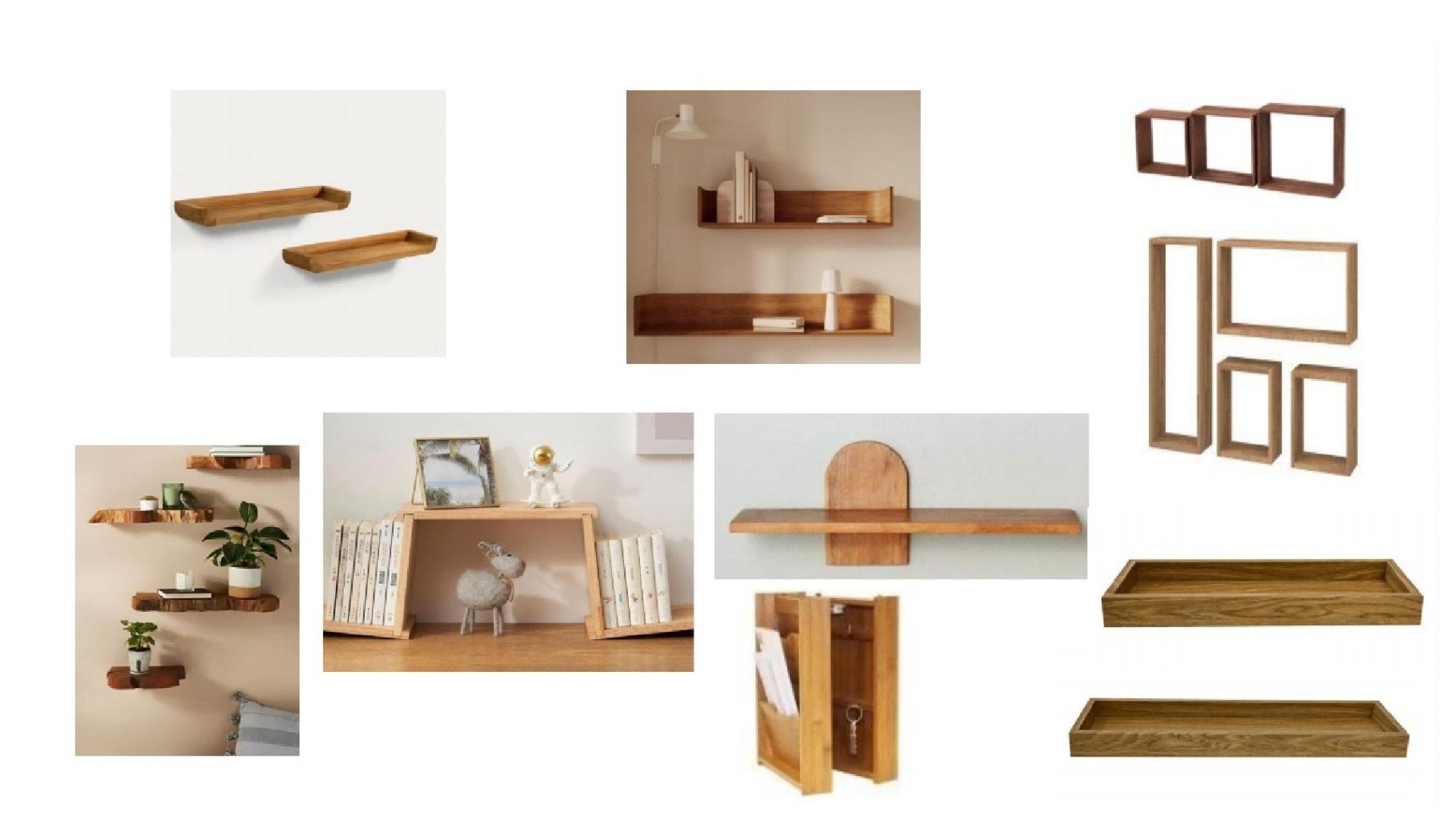 Creative Wooden Wall Shelf 2