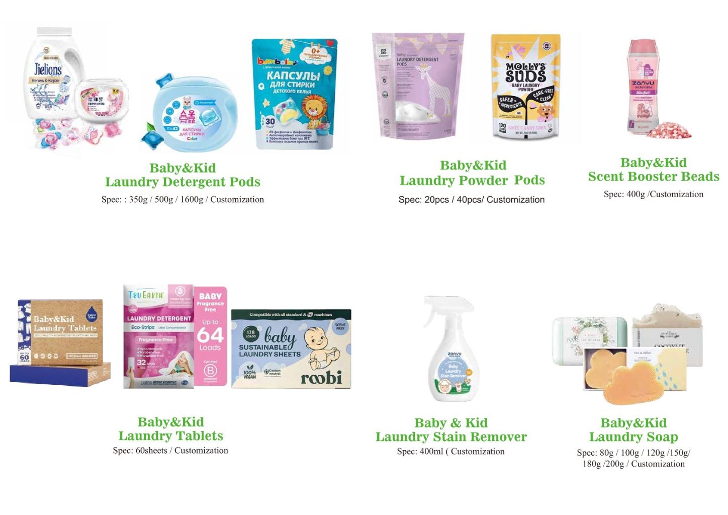 Baby Laundry Detergent Set 3