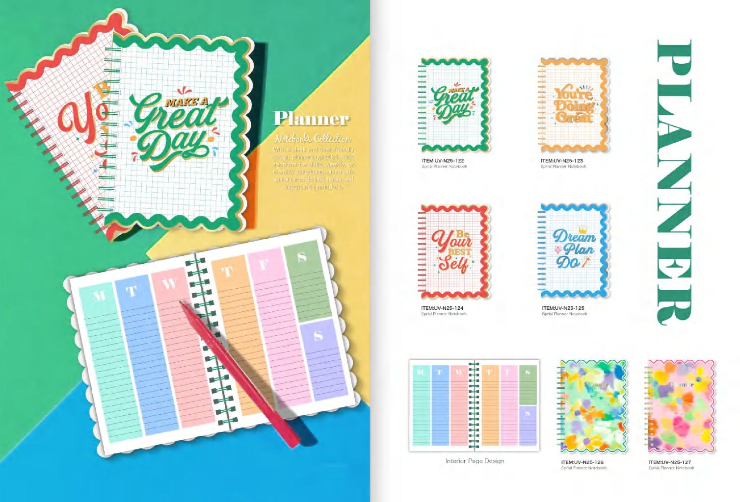 Cute Charm Rotating Notebook 6