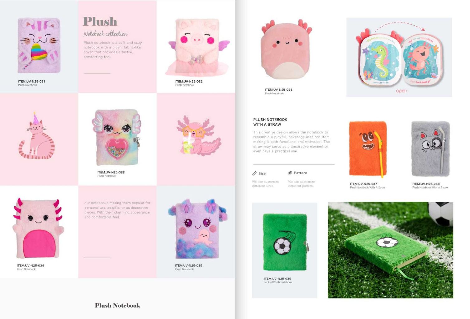 Cute Plush Notebook 4