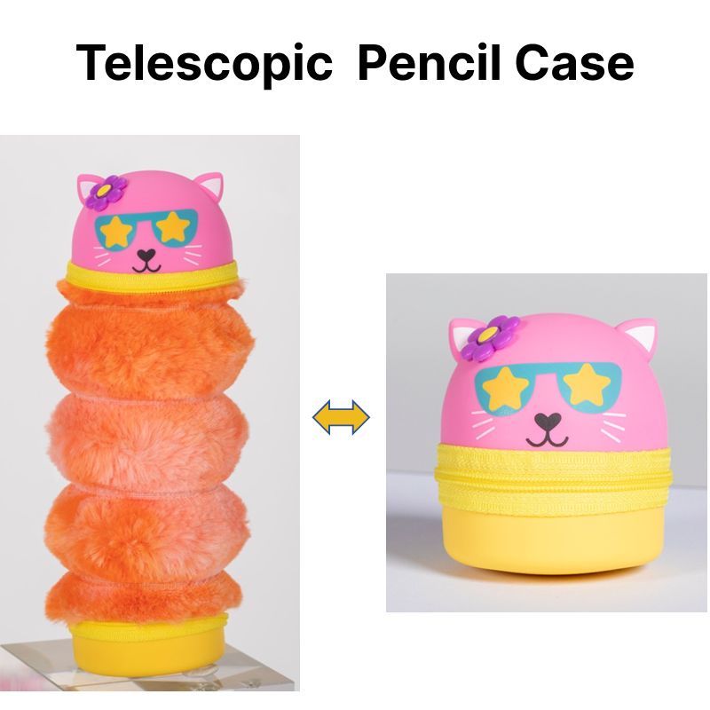 Expandable Cat Pencil Case