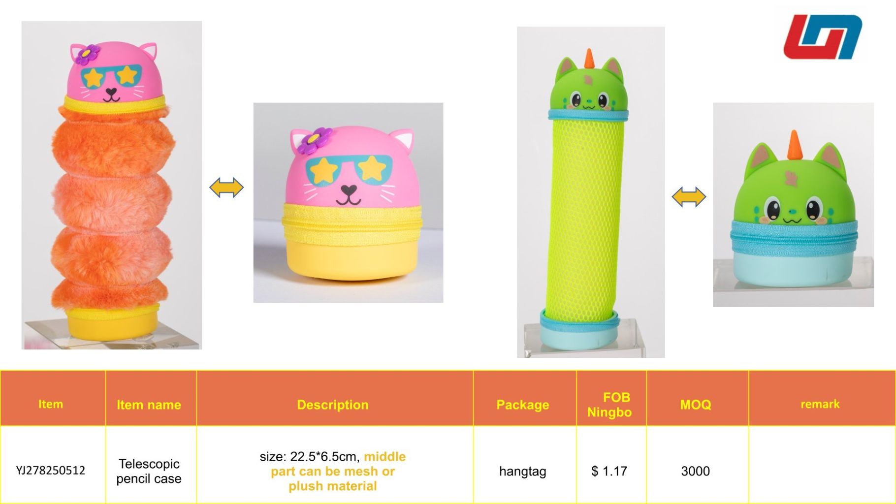 Expandable Cat Pencil Case 2