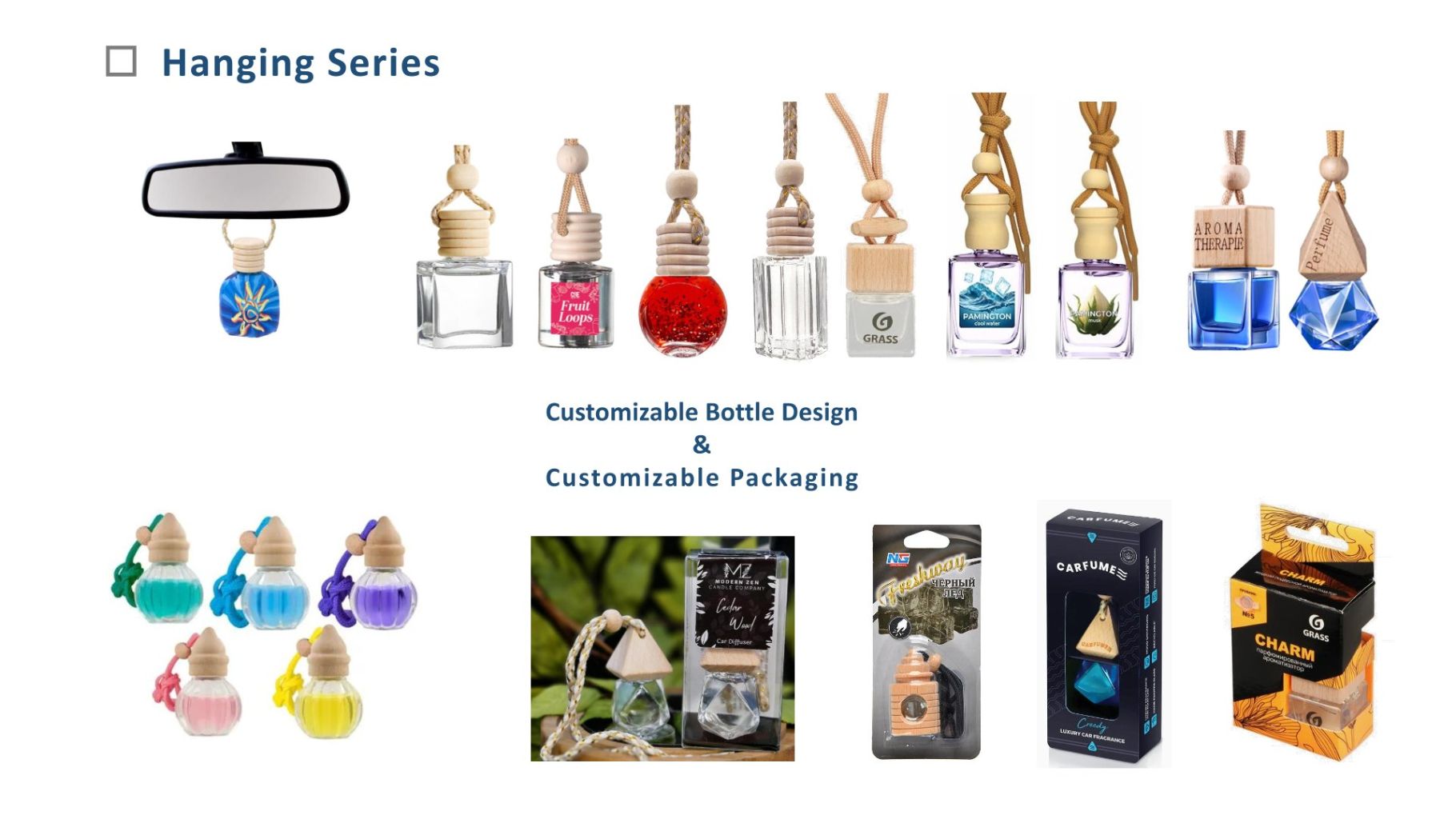 Creative Car Aroma Pendant 5