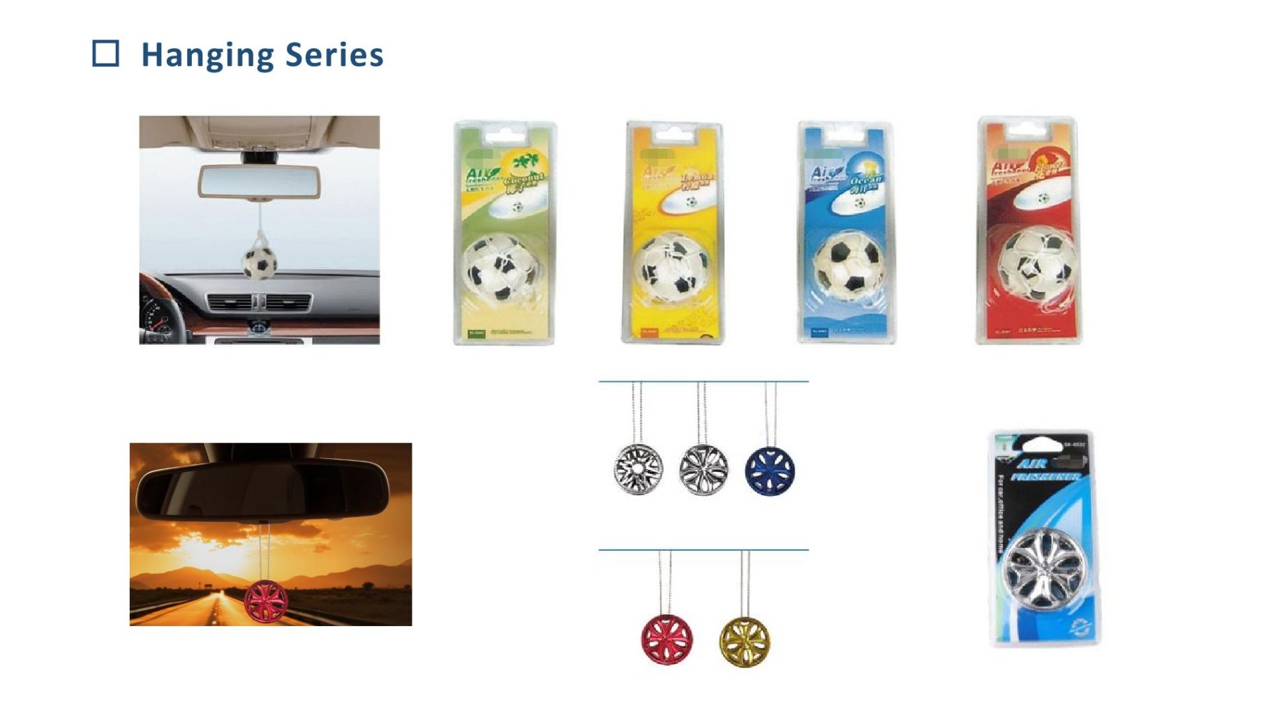 Creative Car Aroma Pendant 6