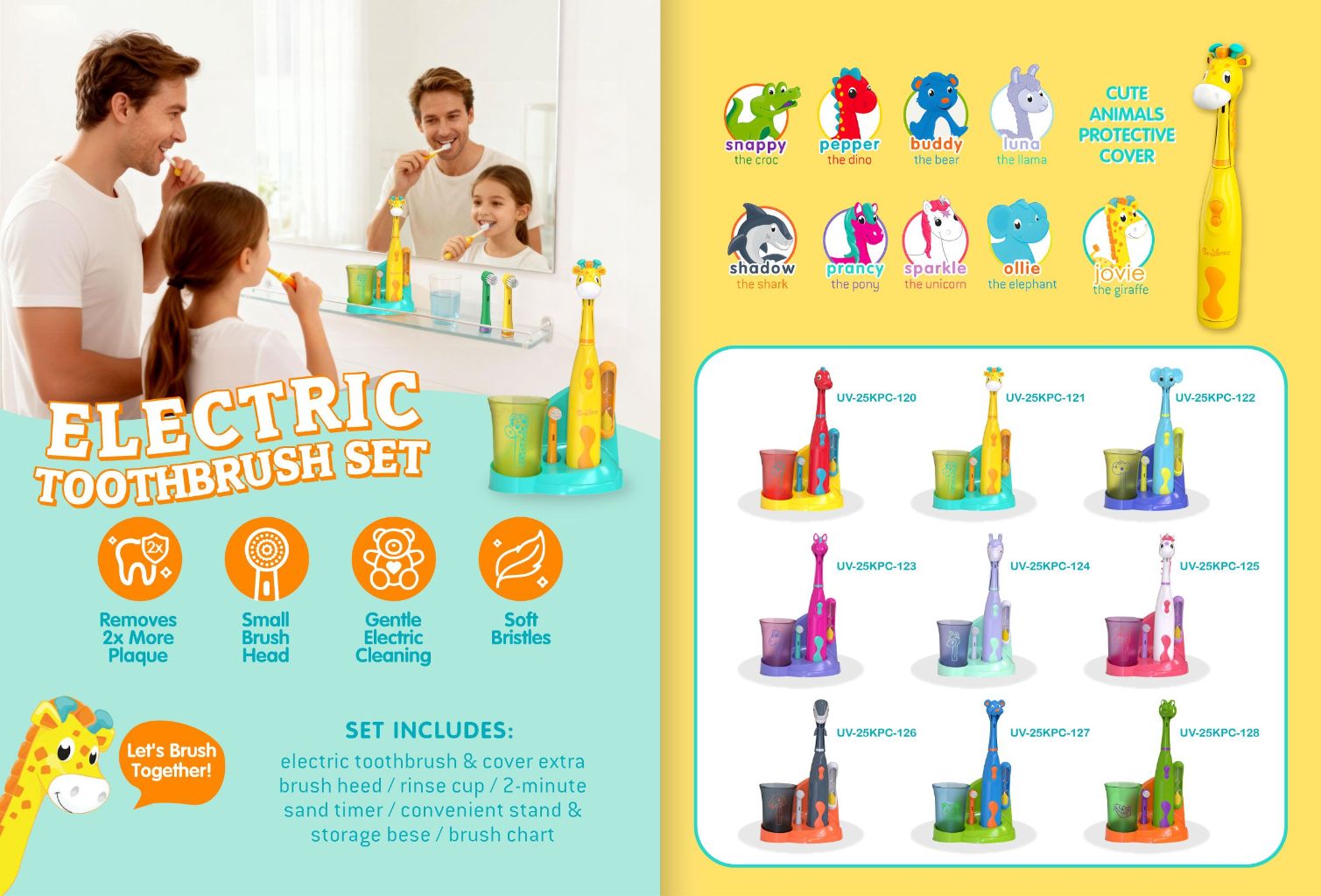 Cute Animal Toothbrush Holder 2