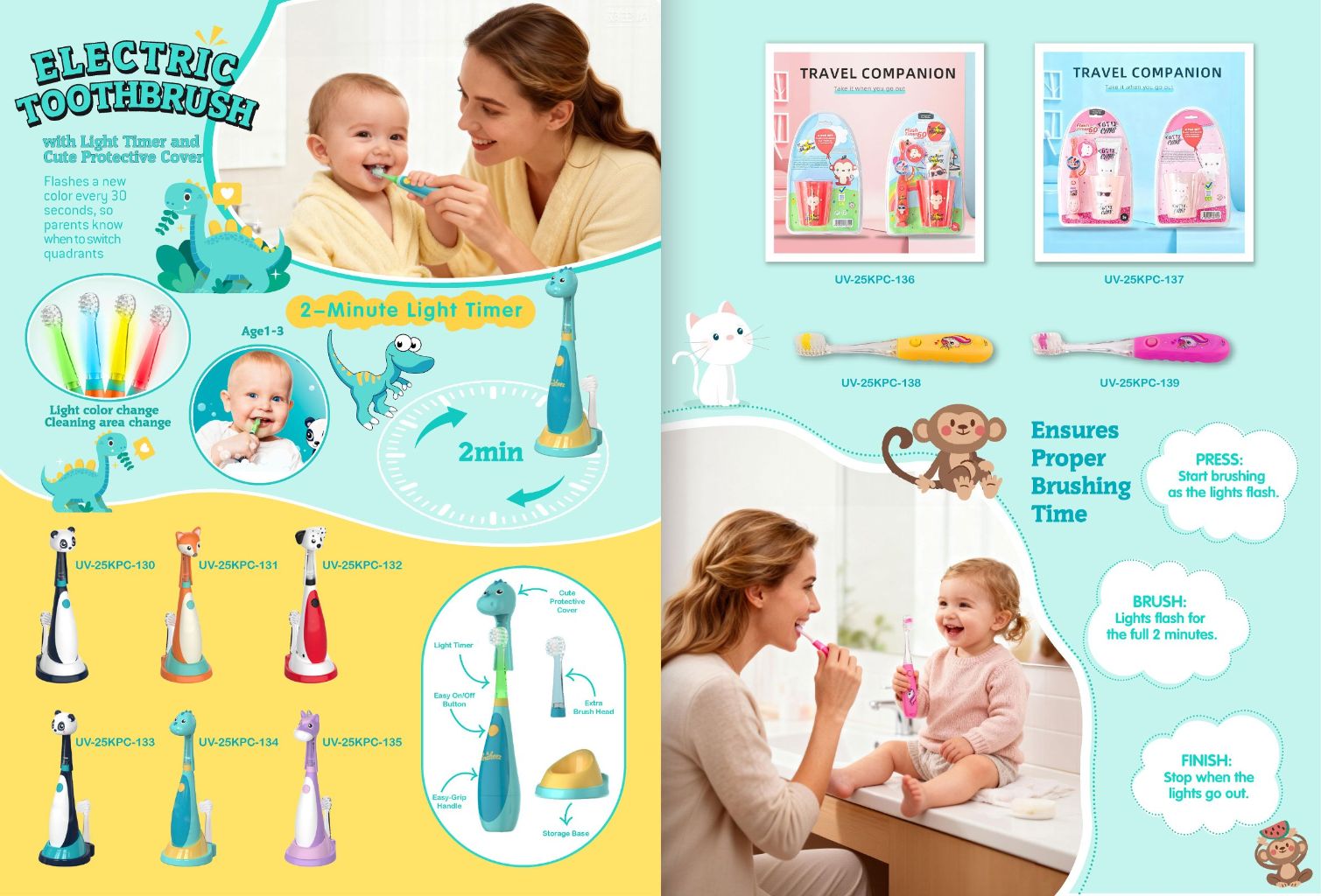 Cute Animal Toothbrush Holder 3