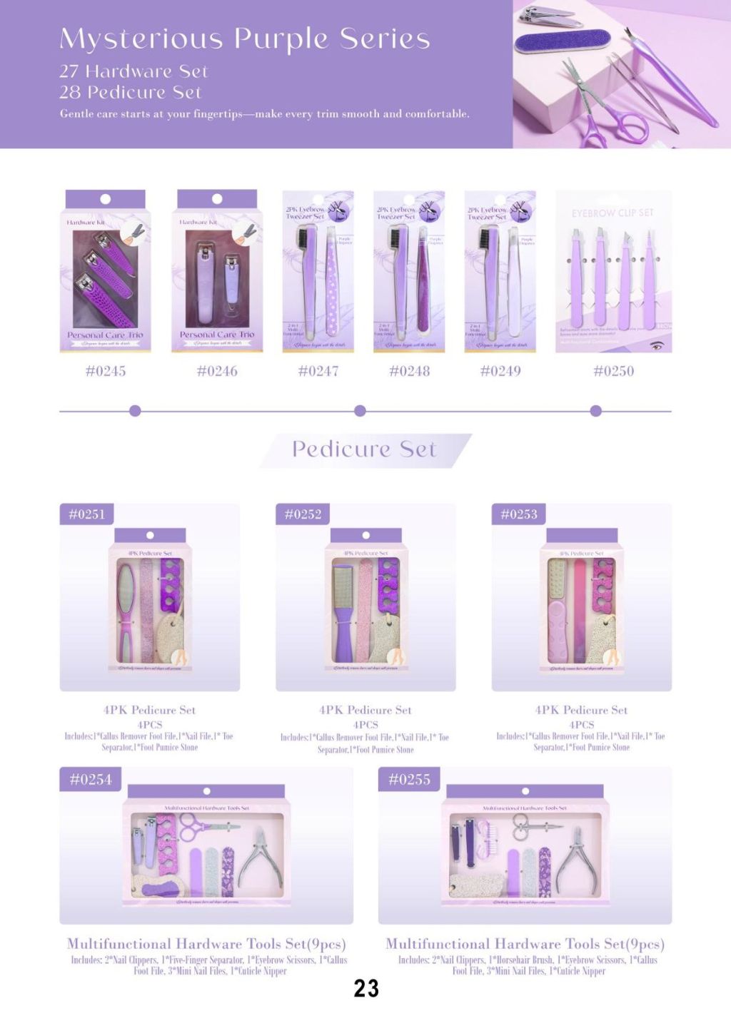 Multi-functional Nail Tool Set 2