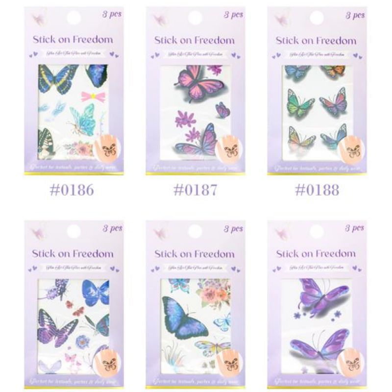 Butterfly Sticker Decoration Set