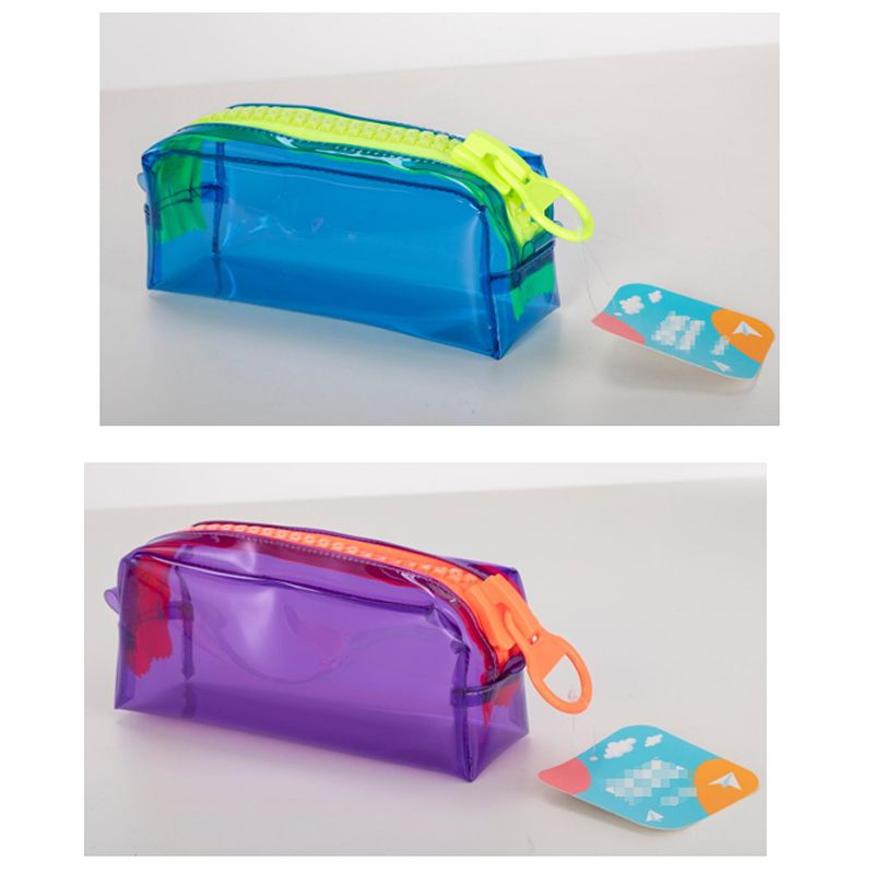 Transparent Colorful Makeup Bag