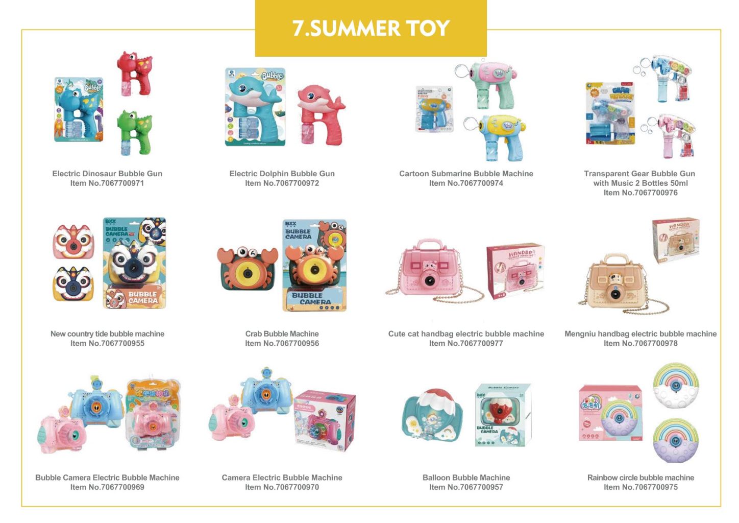 Summer Bubble Toys 6
