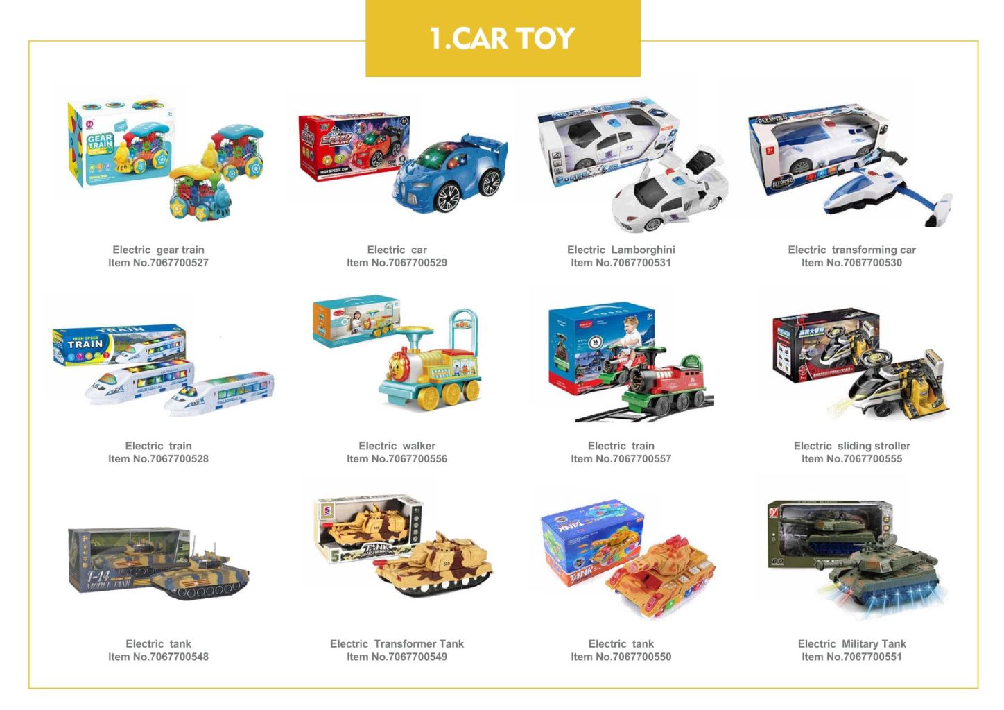 Electric Traffic Toys 10