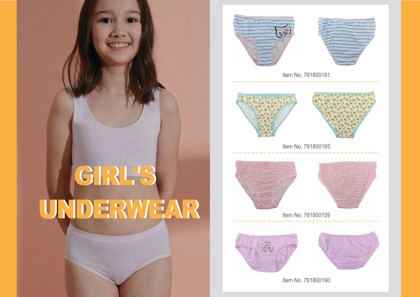 Girls' Underwear Set 4