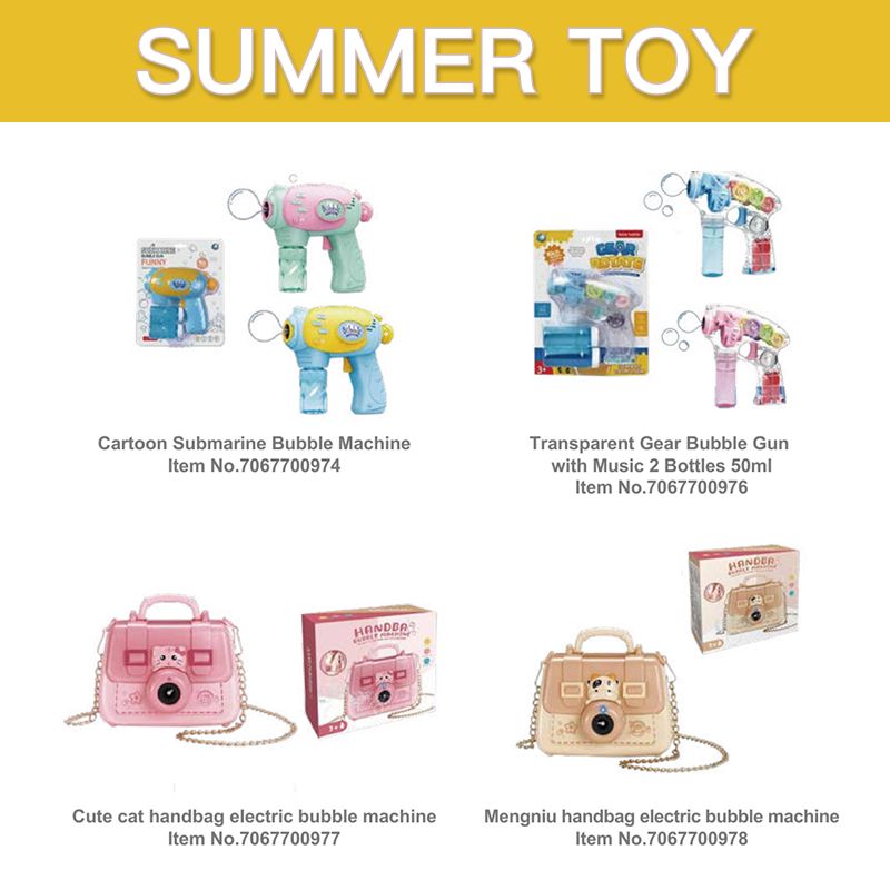 Cute Cat Handbag Electric Bubble Machine