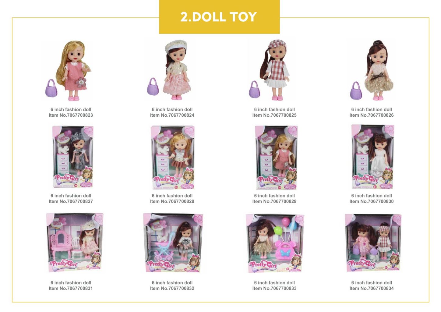 Mini Rabbit Ear Doll Toy 7