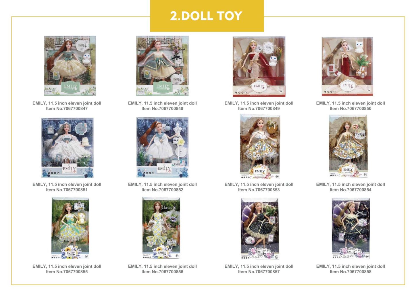 Mini Rabbit Ear Doll Toy 9