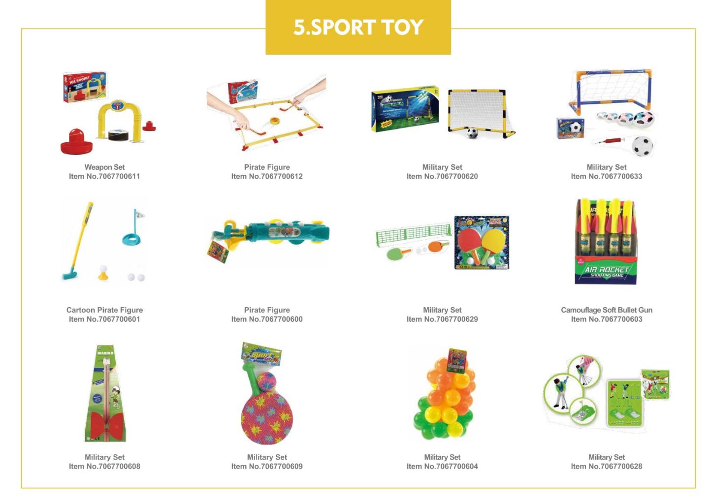 Children's Sports Toy Set 5