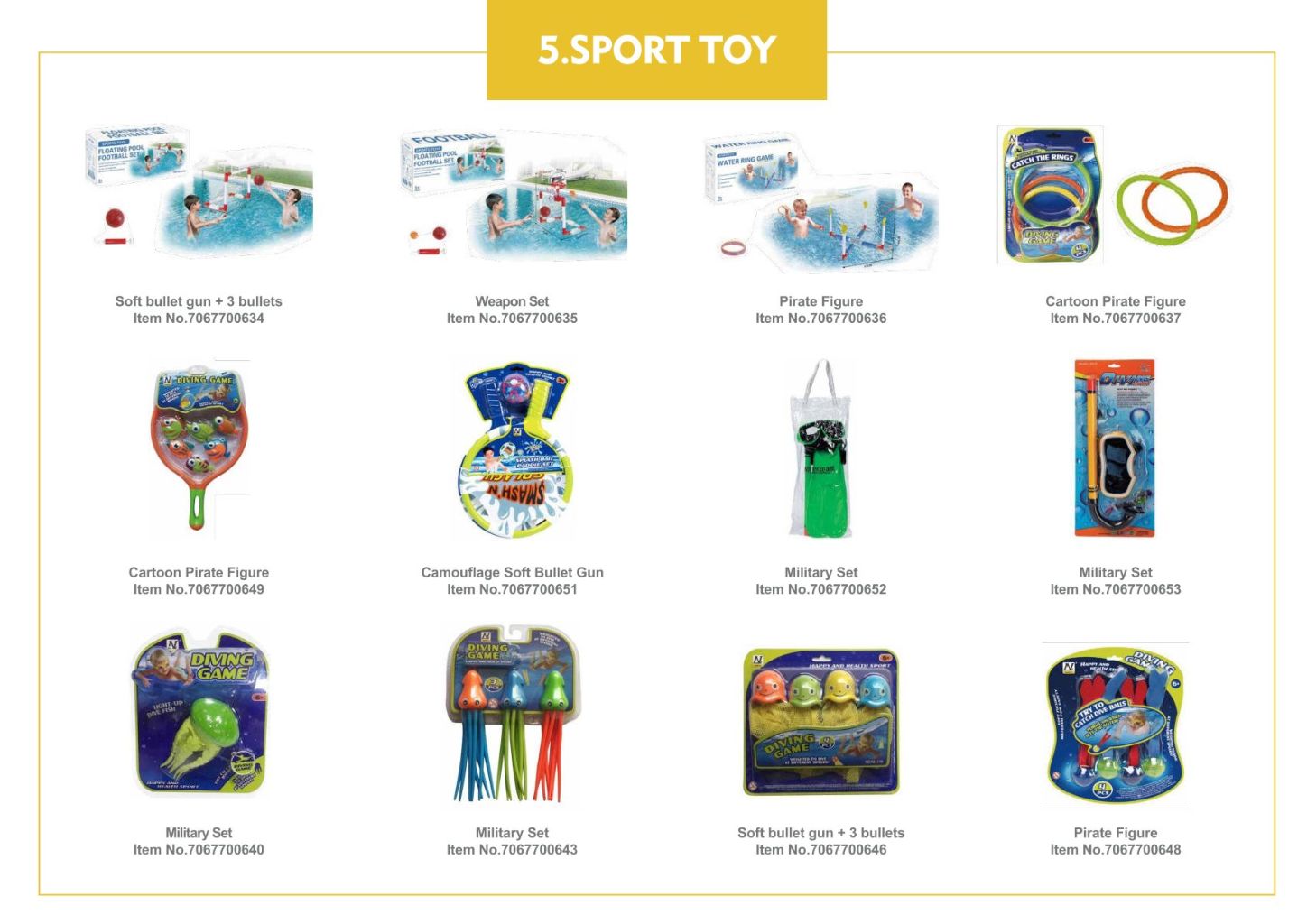 Children's Sports Toy Set 6