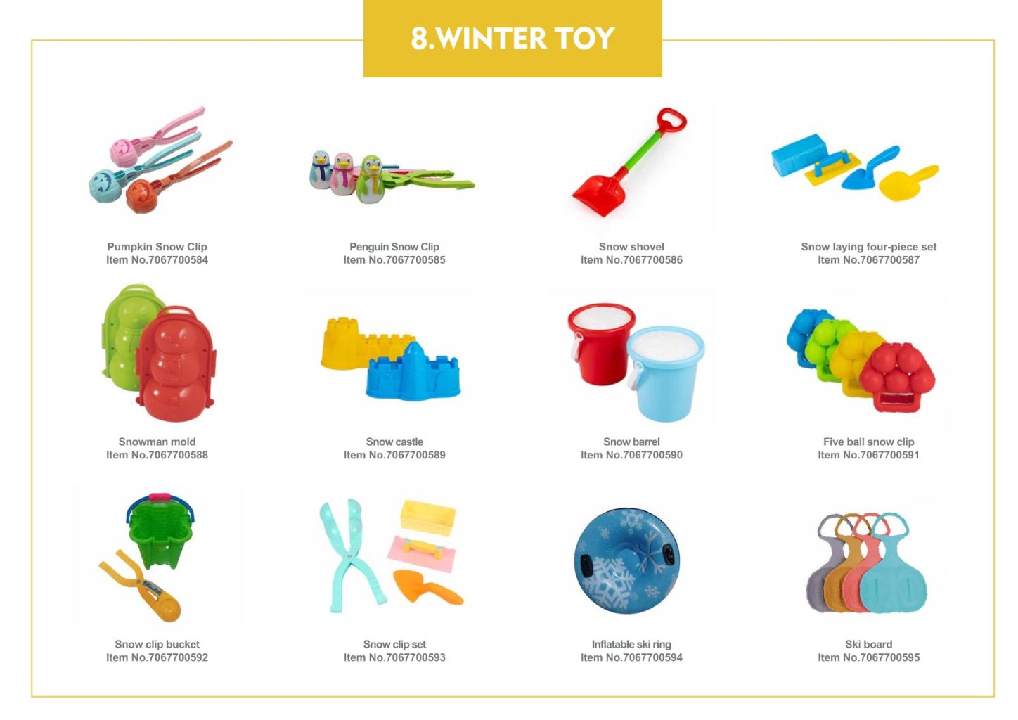 Winter Toy Set 3