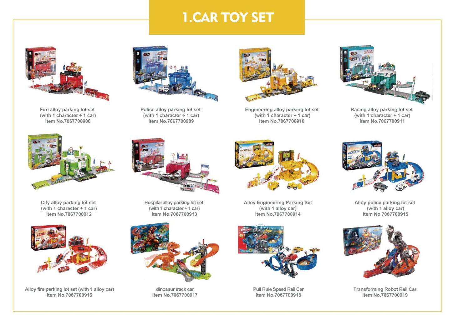 Traffic Toy Set 3