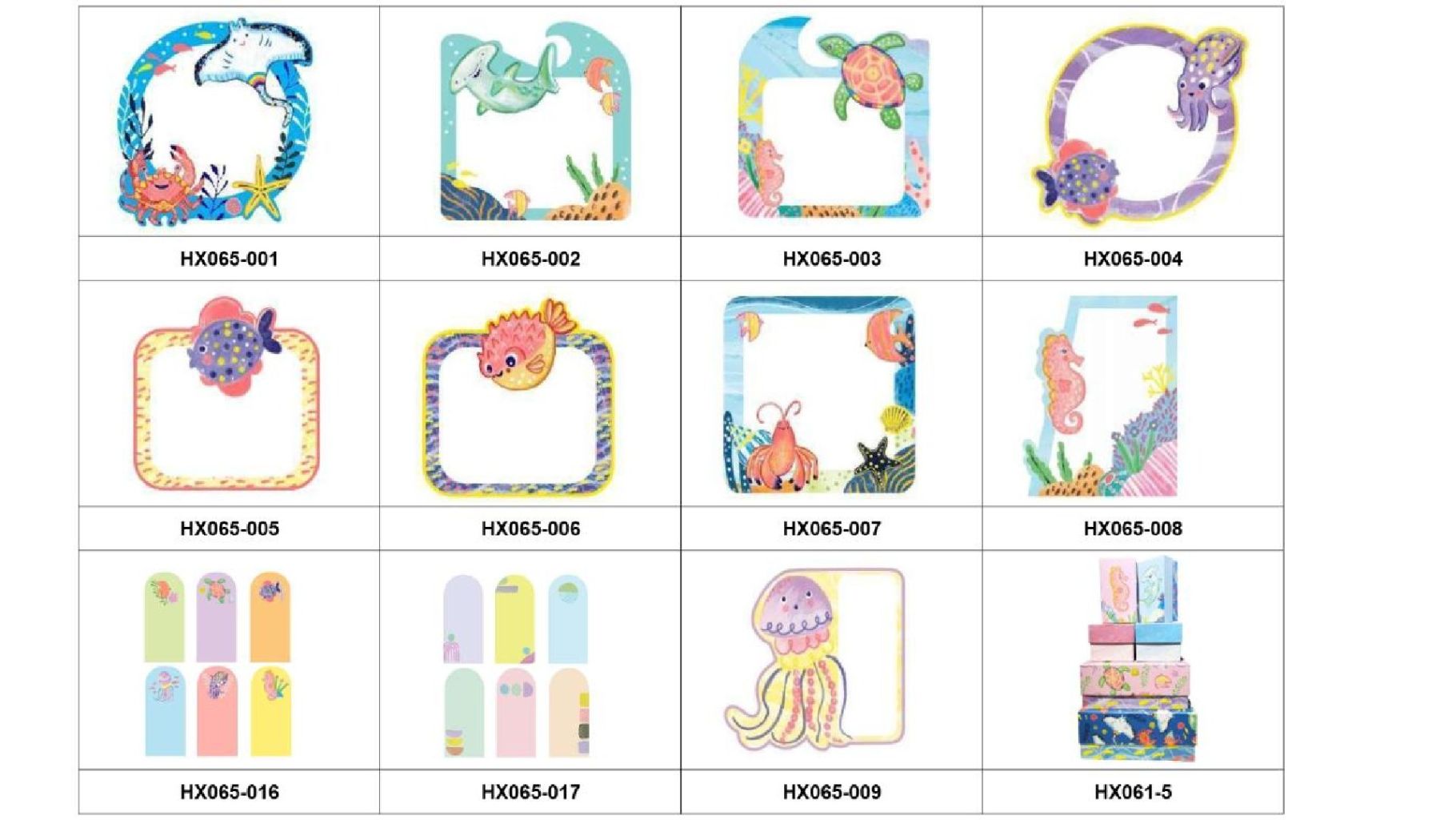 Ocean Theme Stationery Set 4