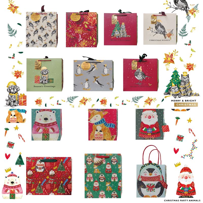 Christmas Themed Gift Bags