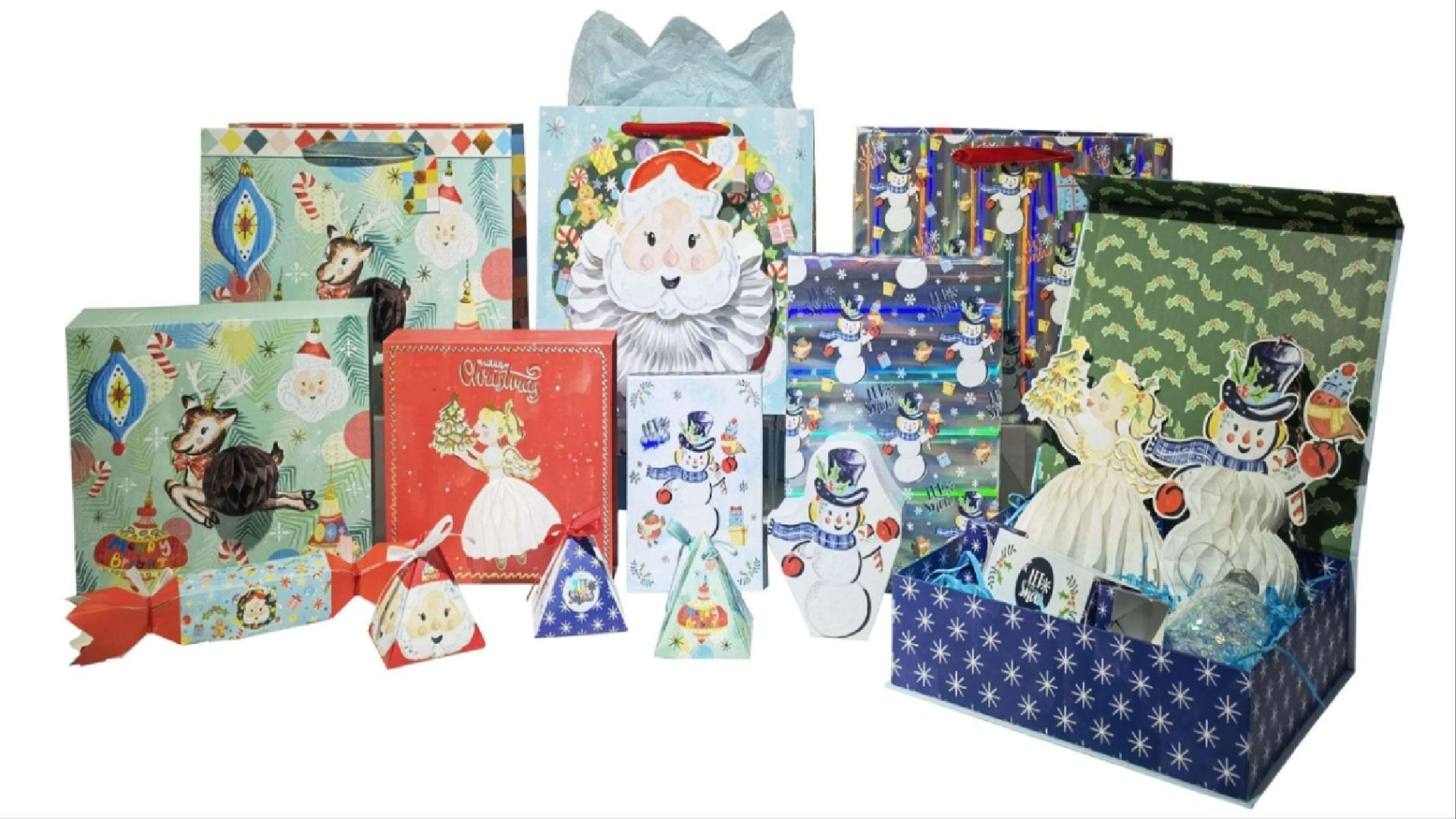 Festive Gift Packaging Box Set 2