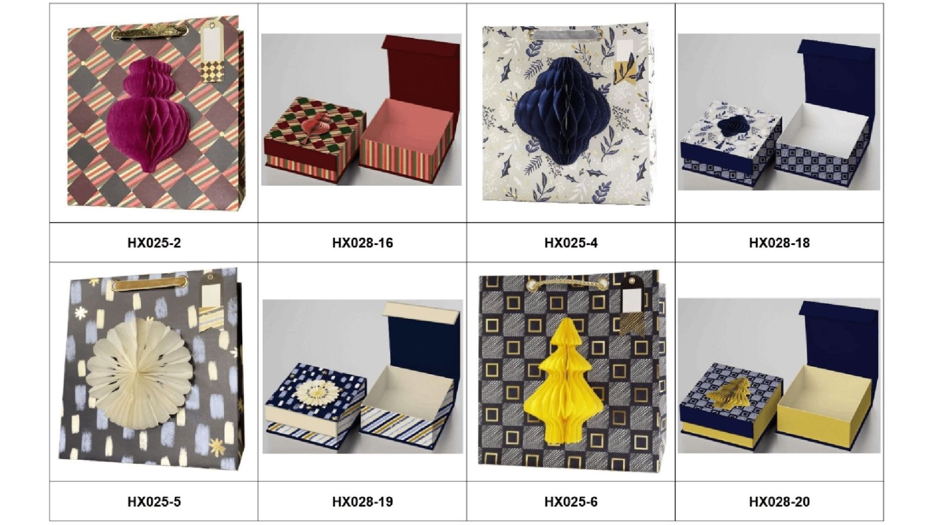 Festive Gift Packaging Box Set 6