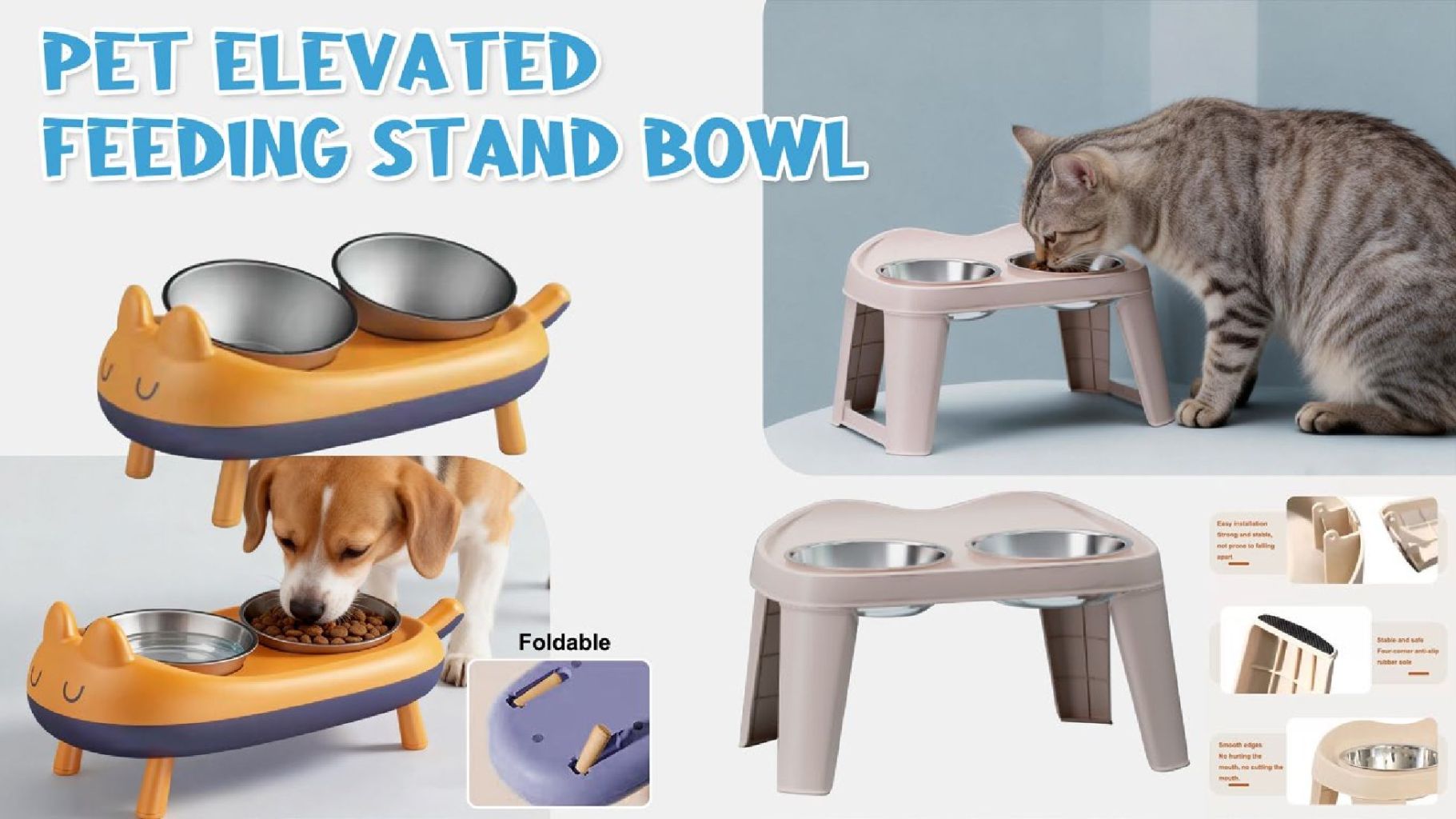 Elevated Pet Feeding Bowl 2