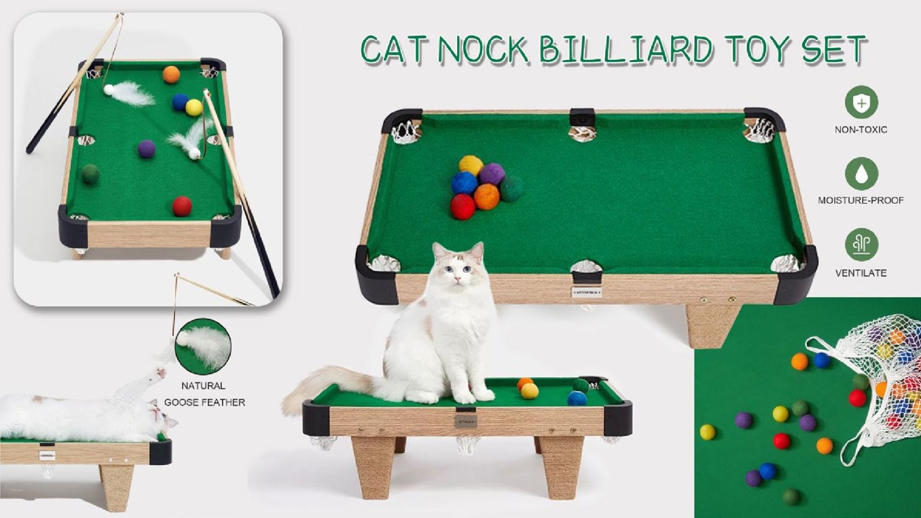 Cat Pool Table Toy 2