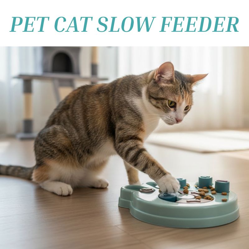 Pet Cat Slow Feeder