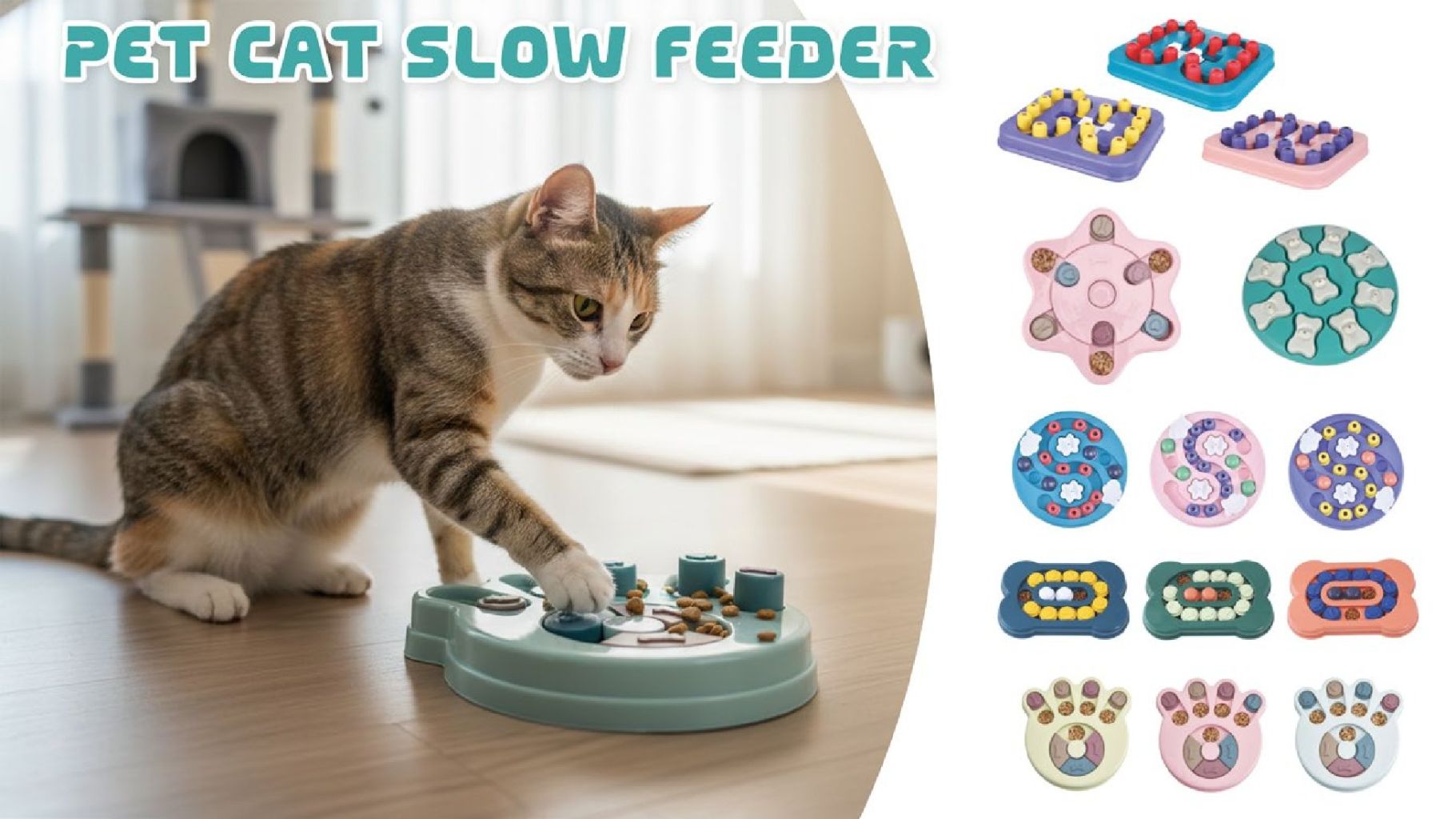 Pet Cat Slow Feeder 2