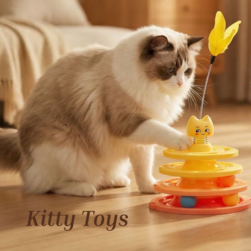 Cat Toy Rotating Tower